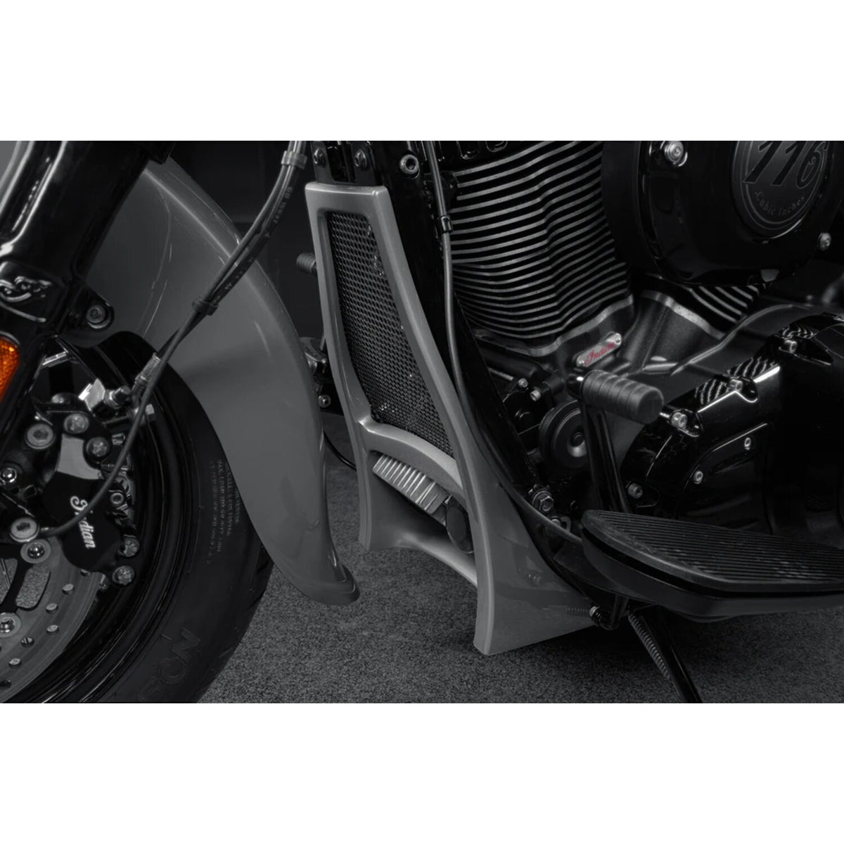 Killer Custom Apache Series Radiator Cover - Black