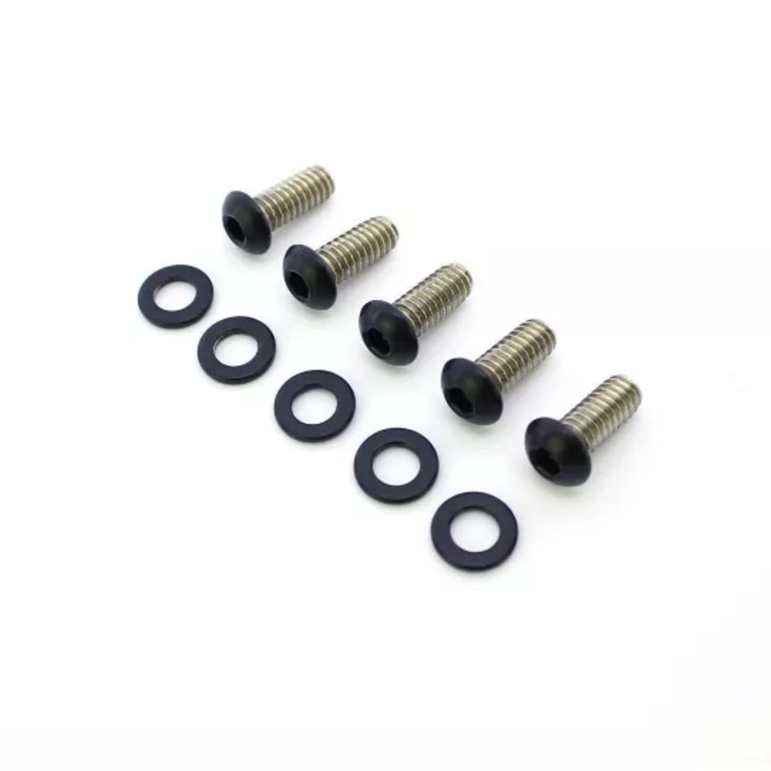 Screws4Bikes bolt kit derby cover - Polished
