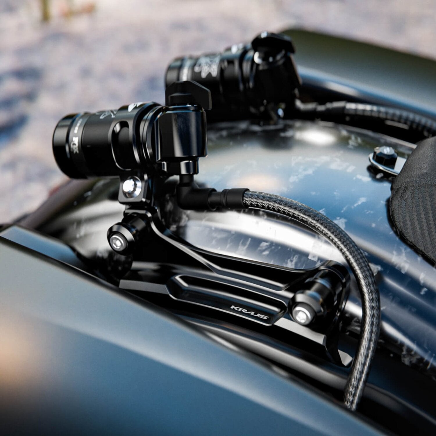 Kraus Pro-4 Docking Hardware for Fox - Black anodized