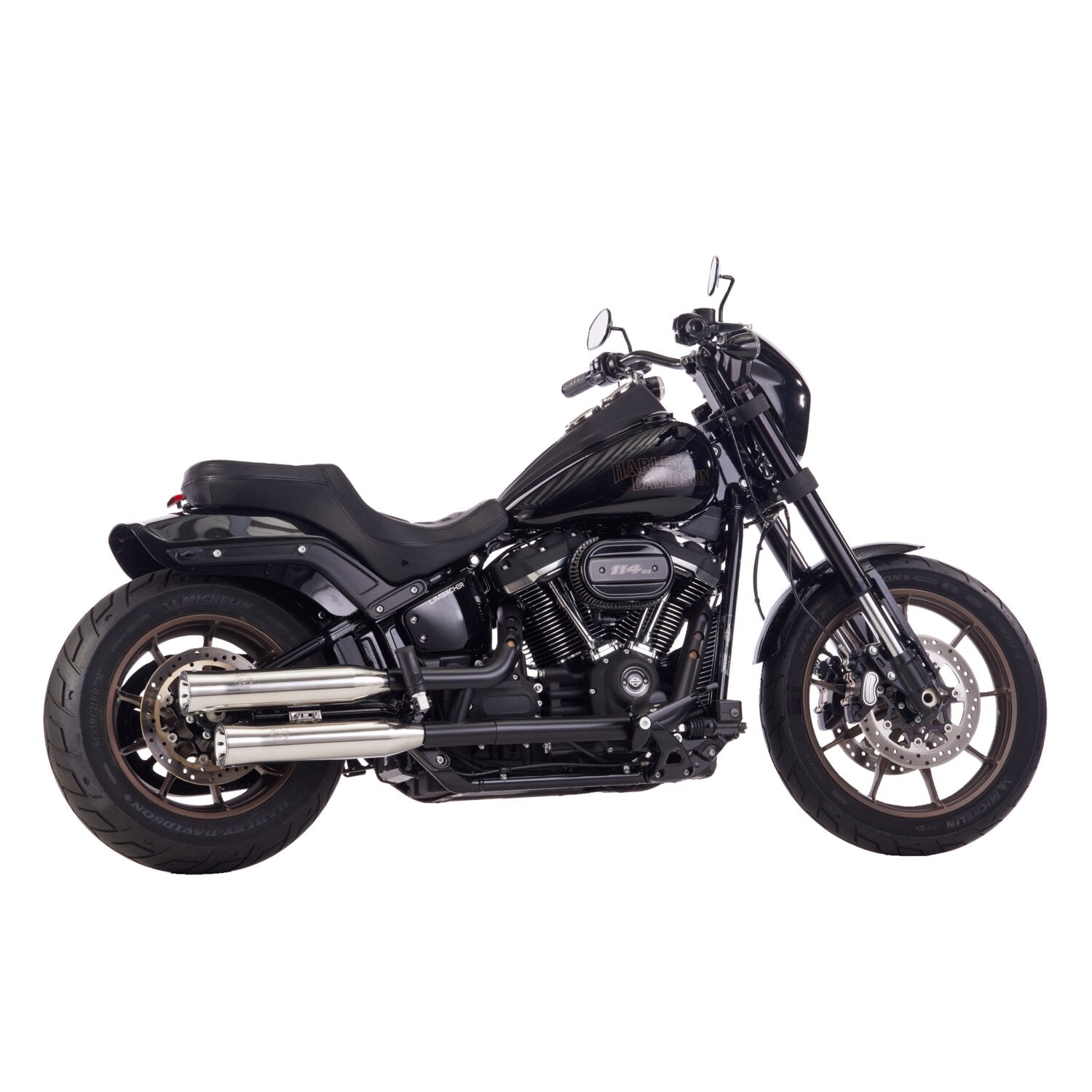 Falcon exhaust Falcon Double groove Slip-ons exhaust Polished