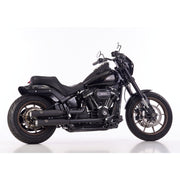 Falcon exhaust Falcon Double groove Slip-ons exhaust Black