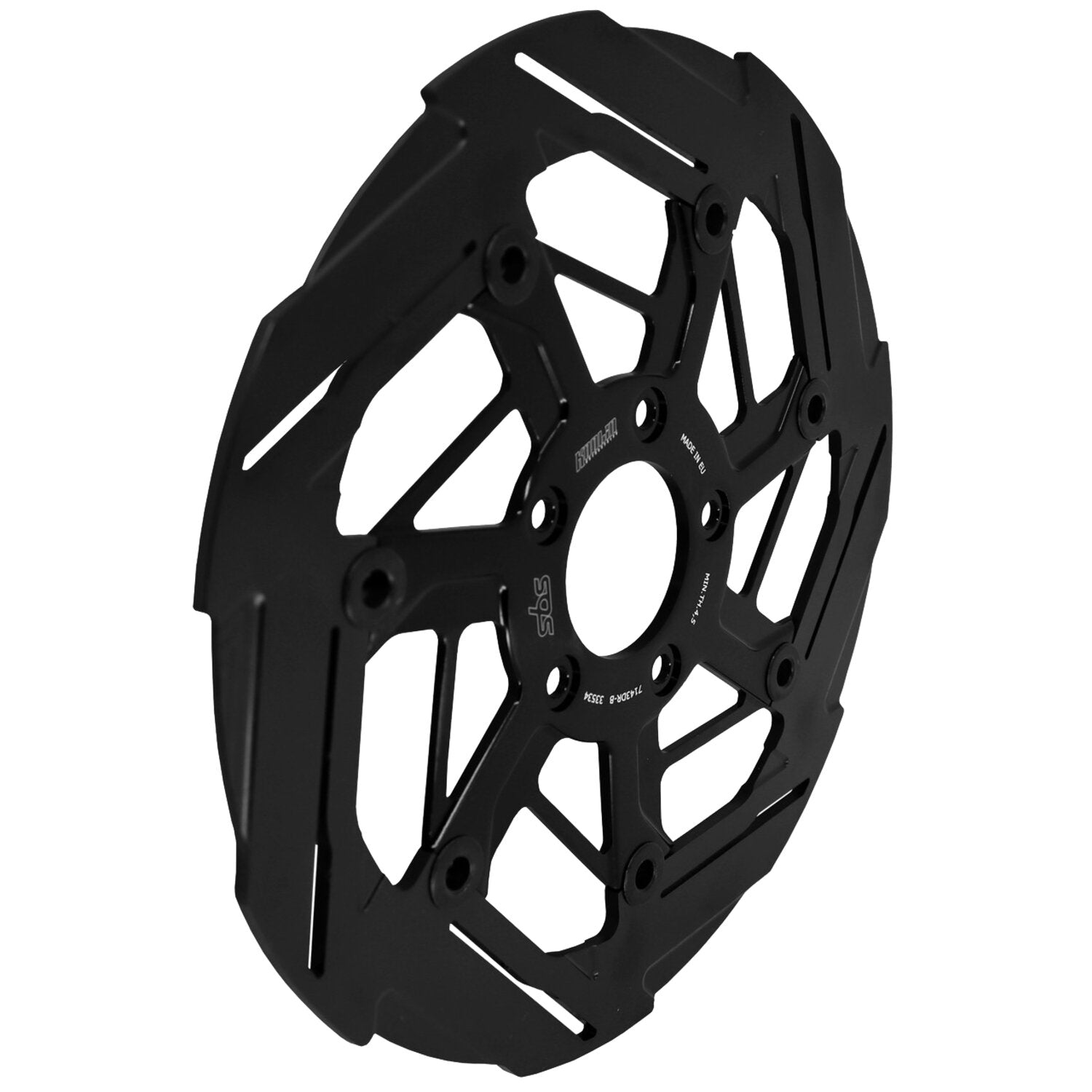 Kodlin by SBS '7-spoke' brake rotor front right - Black