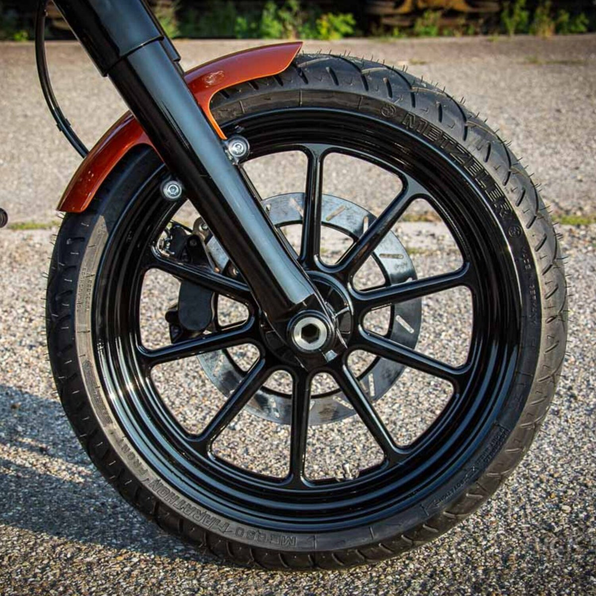 Rick's Motorcycles Softail 18" custom front fender - Short