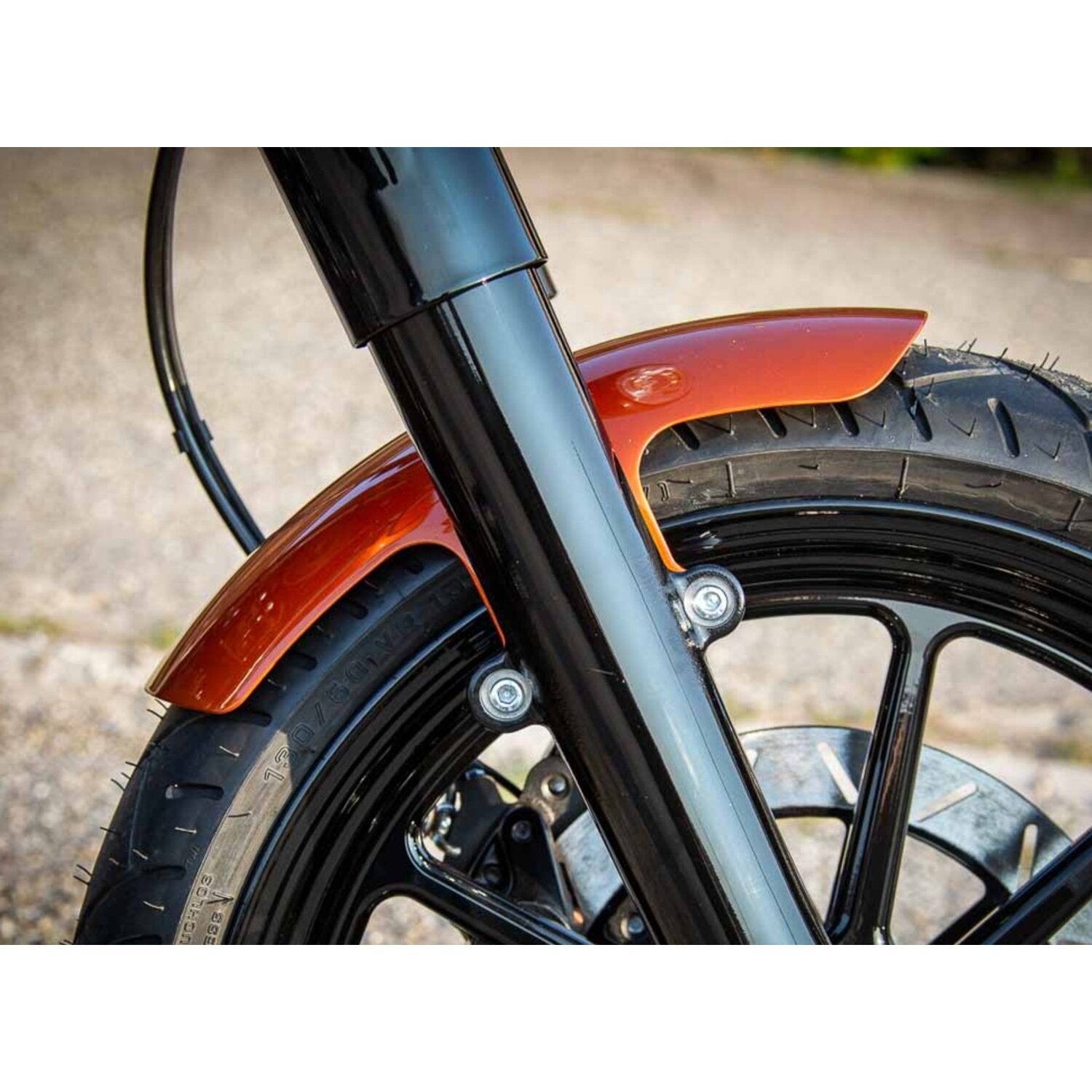 Rick's Motorcycles Softail 16" custom front fender - Short