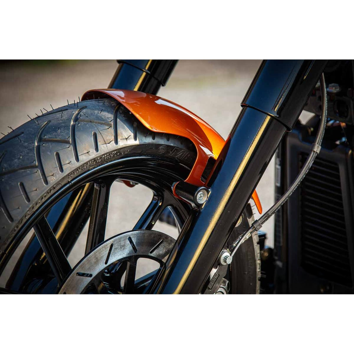 Rick's Motorcycles Softail 16" custom front fender - Short