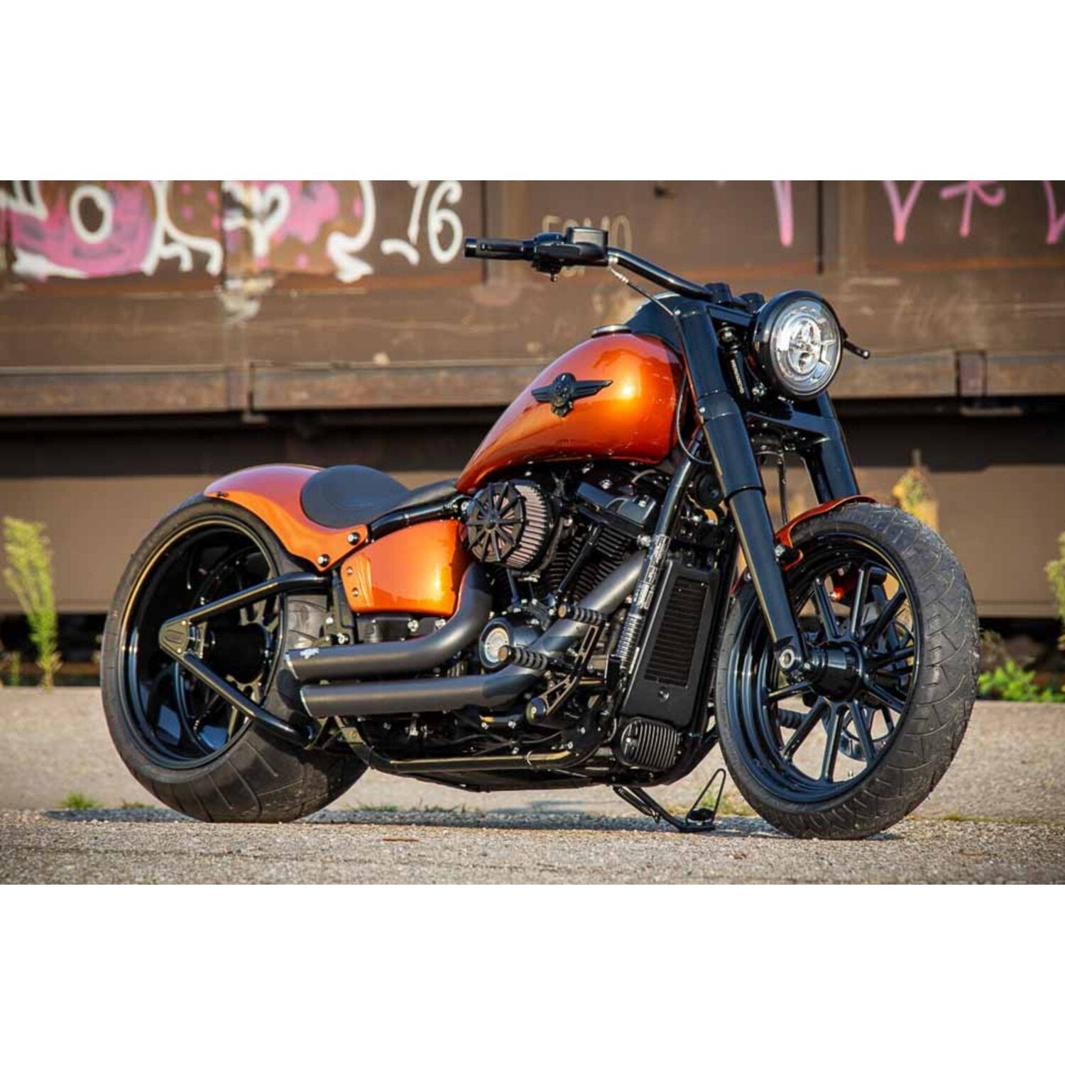 Rick's Motorcycles Softail 16" custom front fender - Short