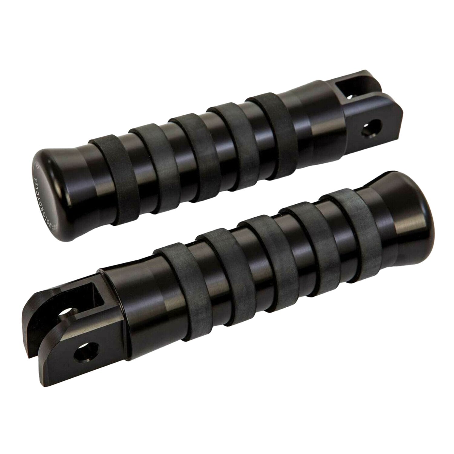 Rick's Motorcycles rider foot pegs O-ring style - Black