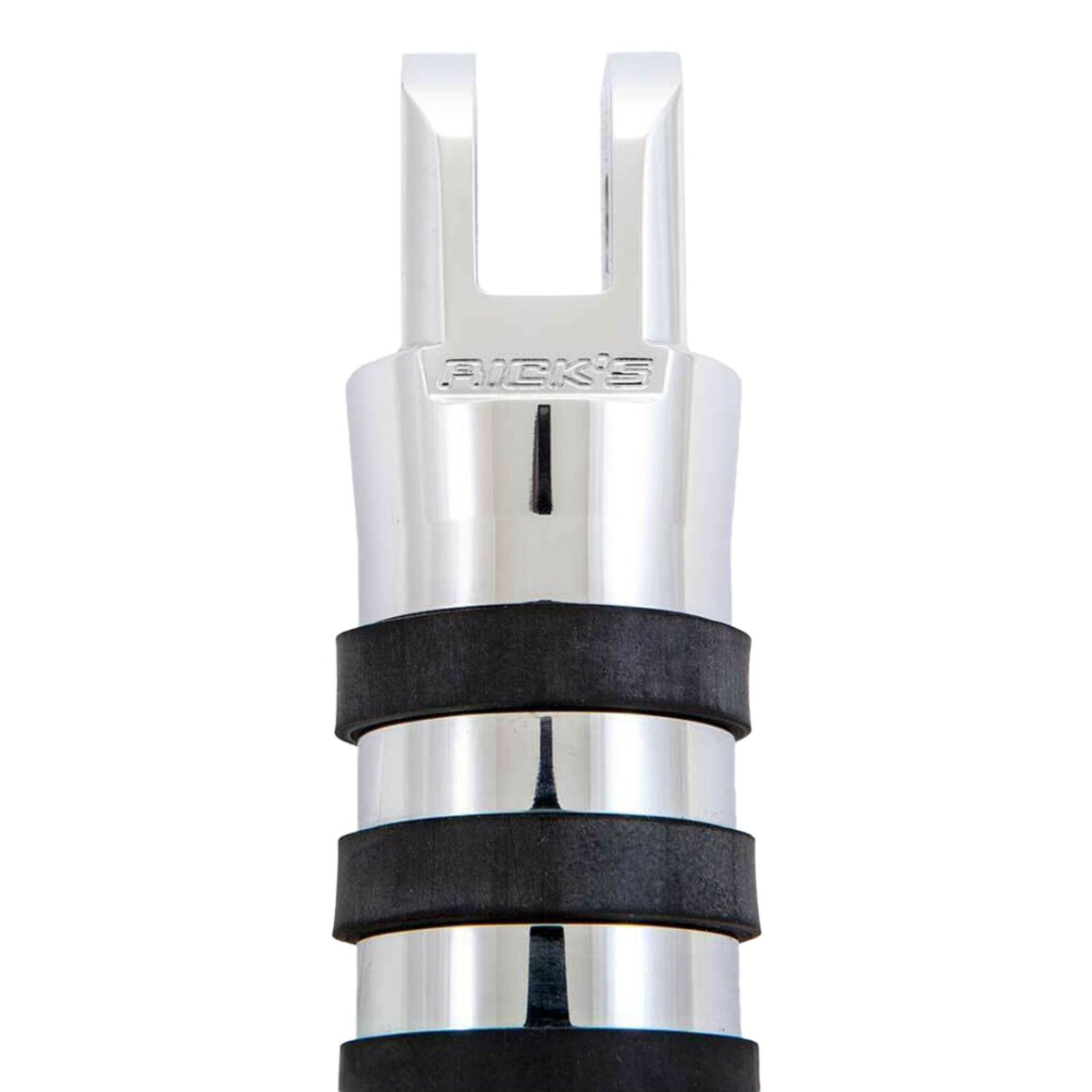Rick's Motorcycles rider foot pegs O-ring style - Polished