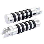 Rick's Motorcycles rider foot pegs O-ring style - Polished