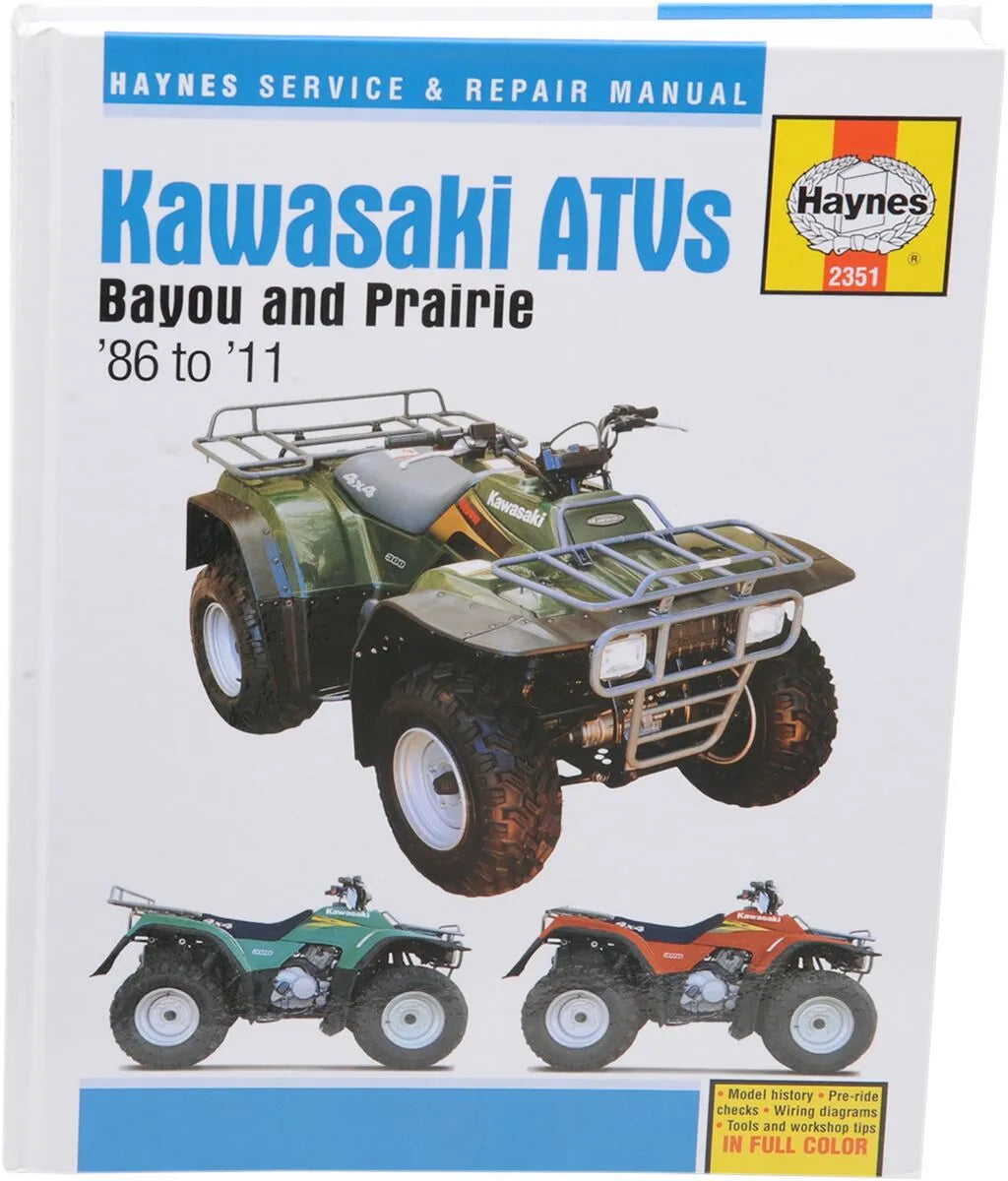 Haynes ATV Service & Repair Manual for Kawasaki Bayou KLF