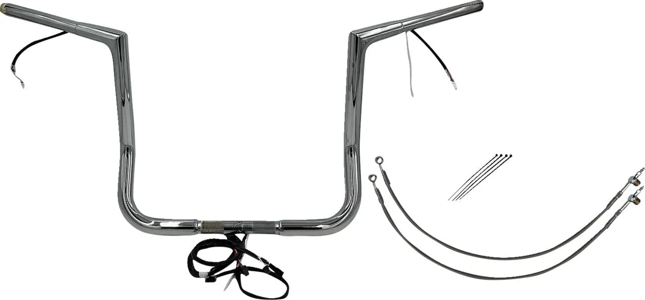 Fat Baggers Inc. 1-1/4" Pre-wired Flat Top Handlebar Kit