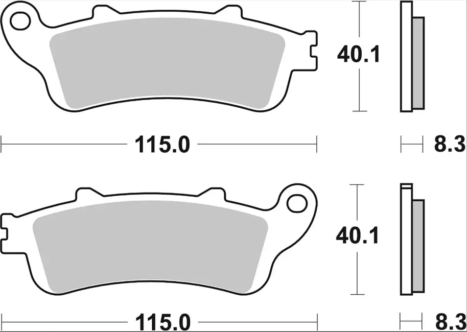 Brembo La Sintered Brake Pads For Road & Custom Bikes
