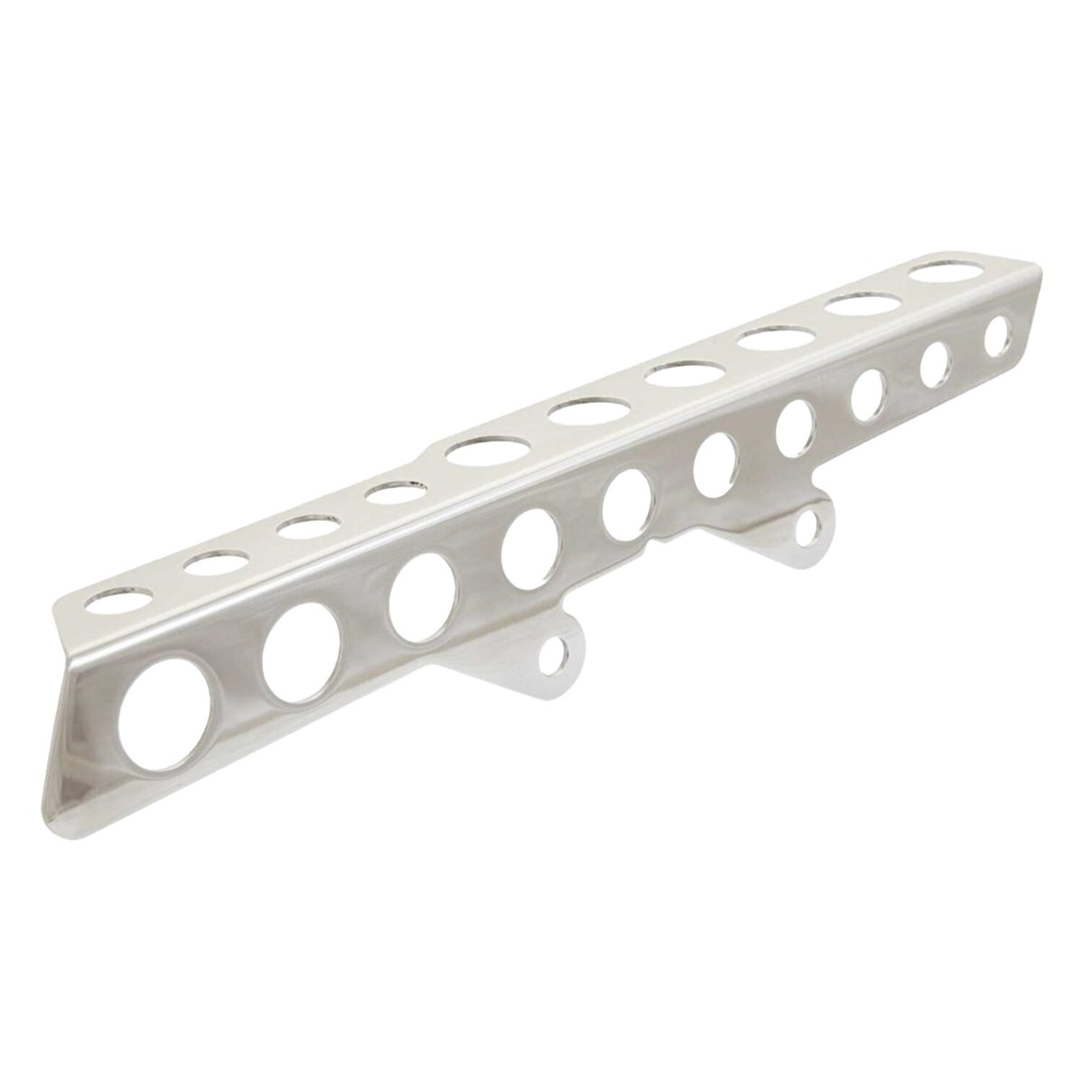 Rick's Motorcycles belt guard Round holes - Polished