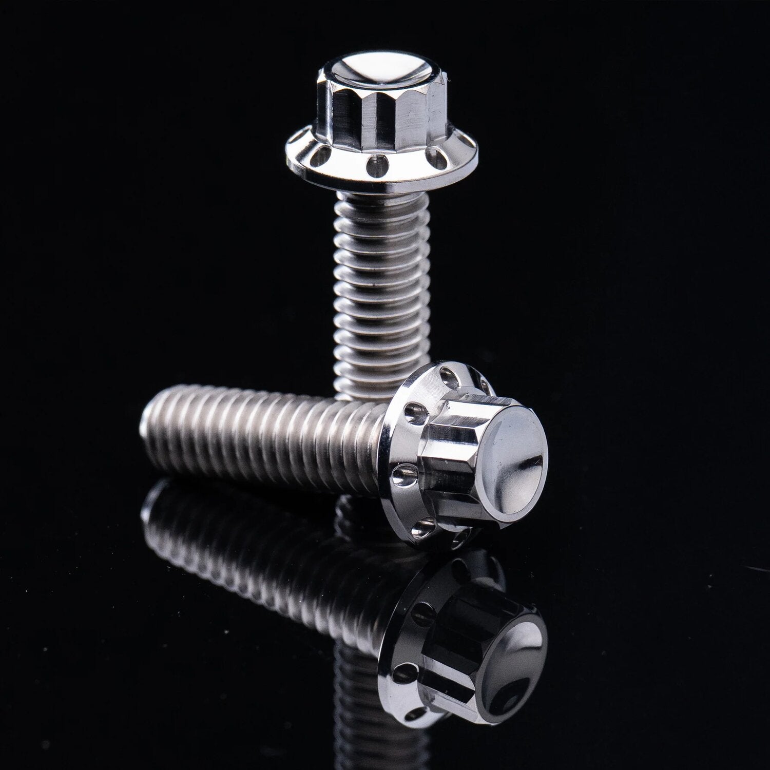 Arlen Ness Titanium 12pt Primary Cover Bolt Kits - Polish