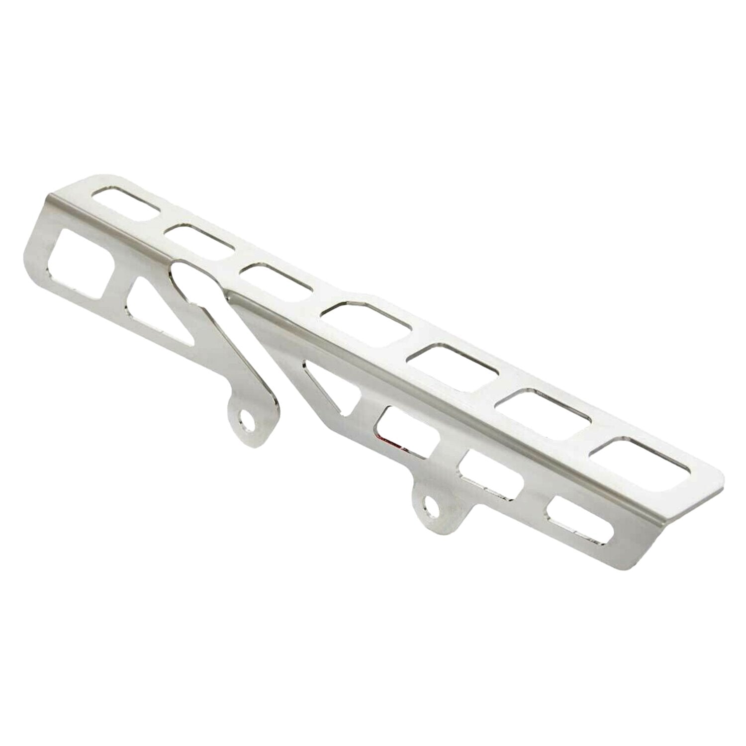 Rick's Motorcycles belt guard square holes - Polished