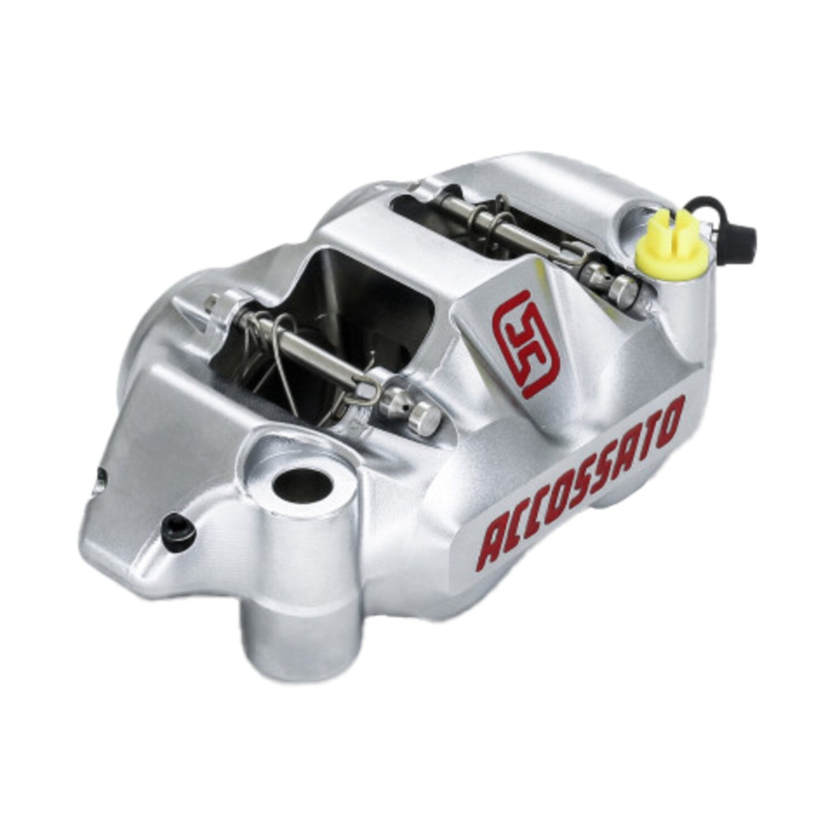 Accossato 108mm Monoblock radial brake caliper right - Silver