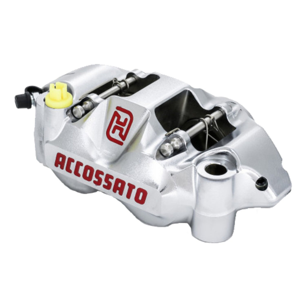 Accossato 108mm Monoblock radial brake caliper left - Silver