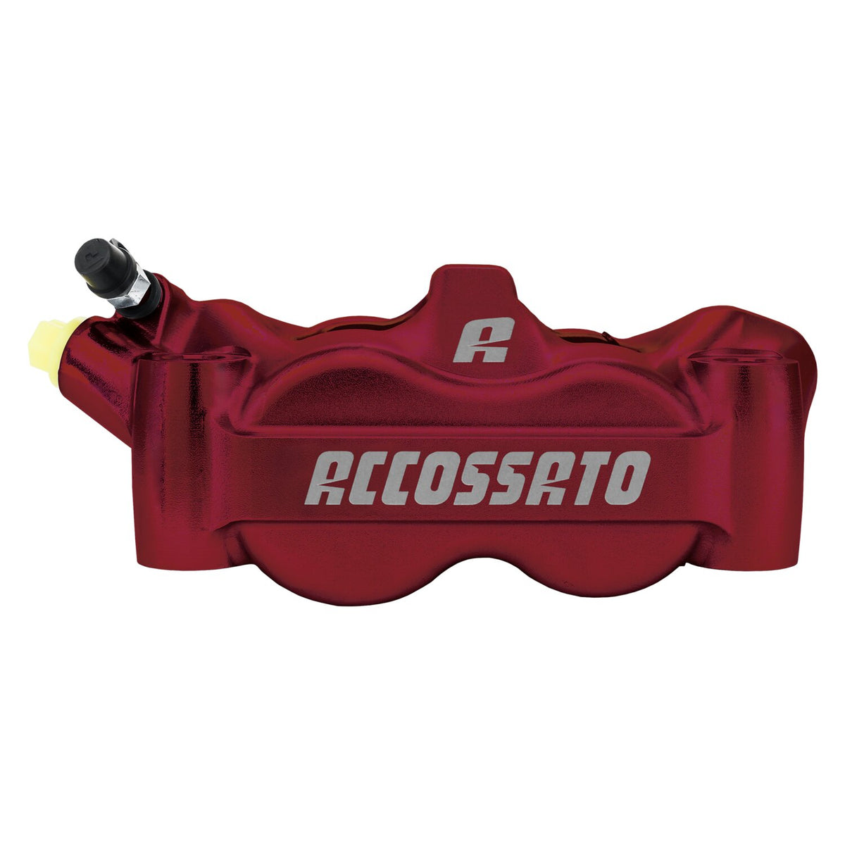 Accossato 100mm Monoblock radial brake caliper left - Red