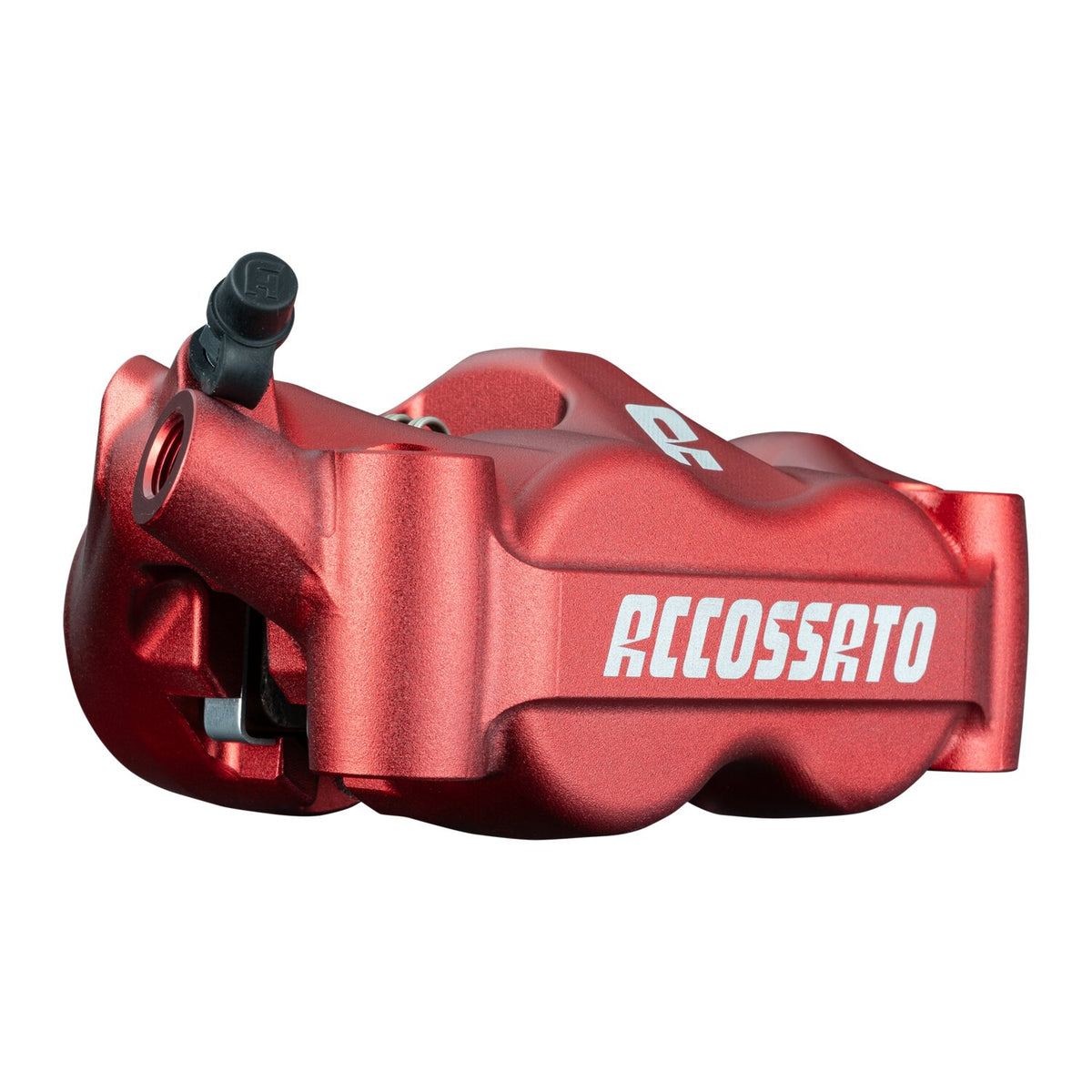 Accossato 100mm Monoblock radial brake caliper left - Red