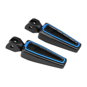 Fangster rider foot pegs - Black Blue