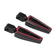 Fangster foot pegs - Black red