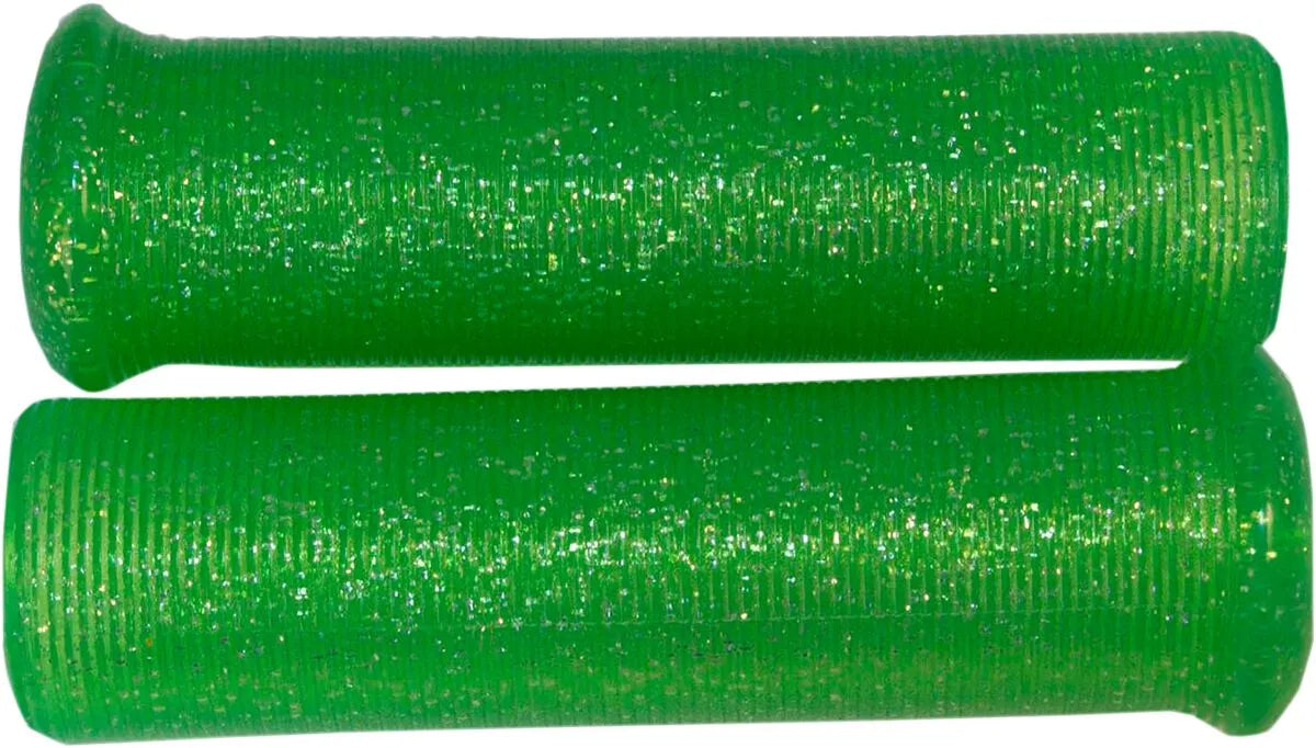 Emgo Star Fire Flake Grips - Green Sparkle