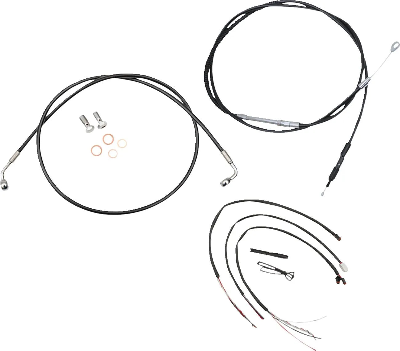 La Choppers Handlebar Cable/Brake Line Kit for 12"-14" Handlebars