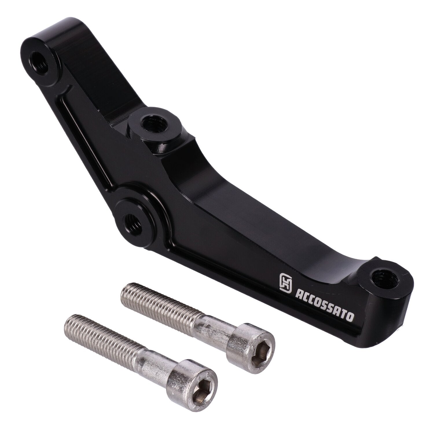 Accossato brake caliper bracket - Left front - Black