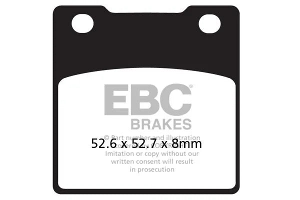 Ebc Vee Semi-sintered Brake Pads - Rear