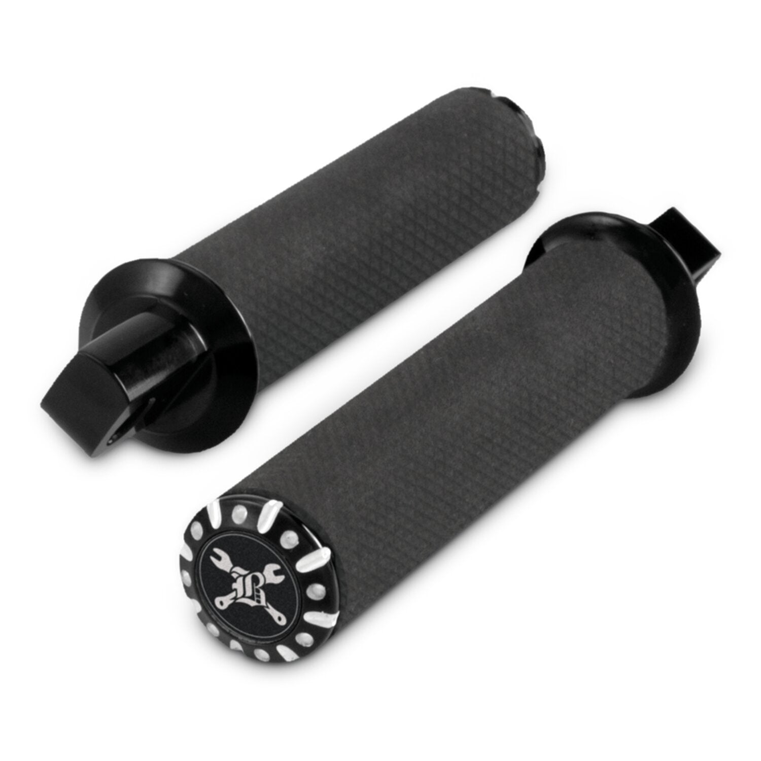 Burly Hawk foot peg set - Black CC