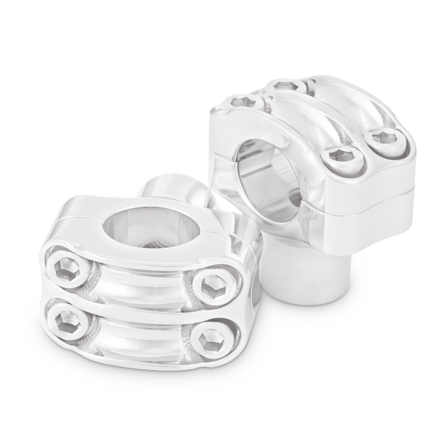 Burly Reaper riser kit - 1.5" high - 8-bolt 2-piece - Chrome