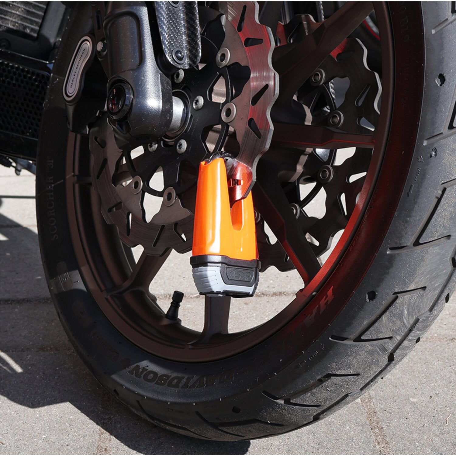 SXP MP04 disc lock - Neon orange/red