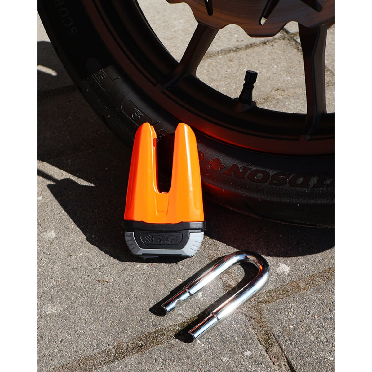 SXP MP04 disc lock - Neon orange/red