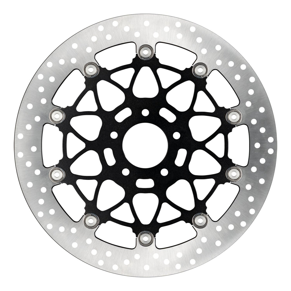 Accossato oversized floating brake disc front - Round - Black