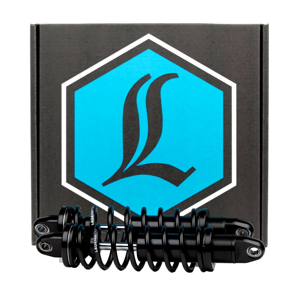 Legend Air Suspension Legend Revo shock set - Heavy Duty - 13" - Black