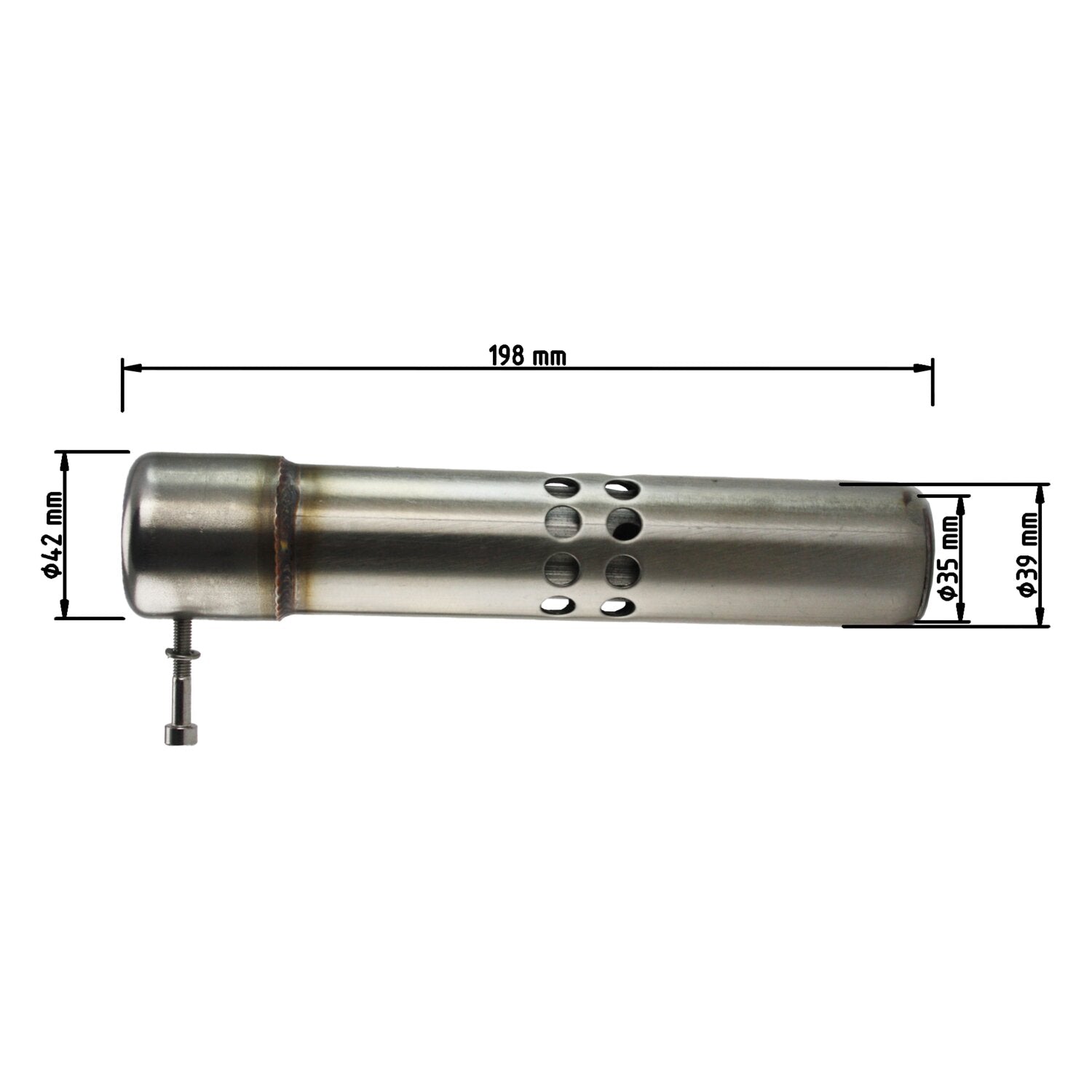 Falcon exhaust Falcon Double Groove standard exhaust baffle - 38mm