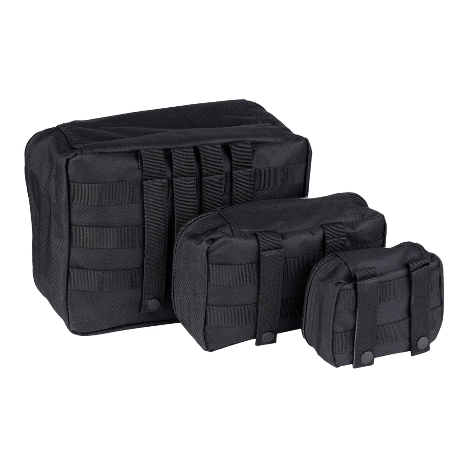 Army Surplus Organizer transparent set 3pcs black