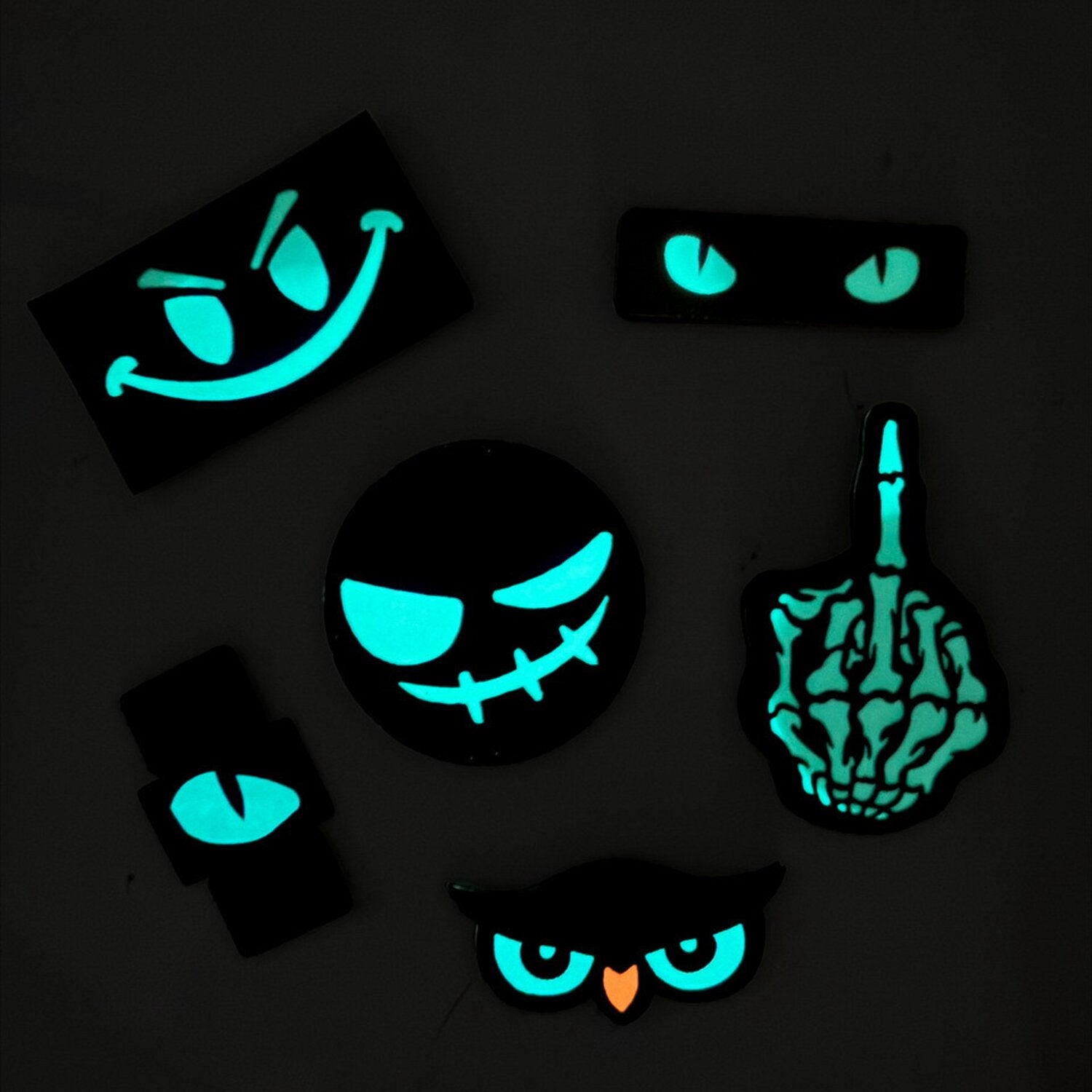 Army Surplus Laser Cut Skull Finger patch