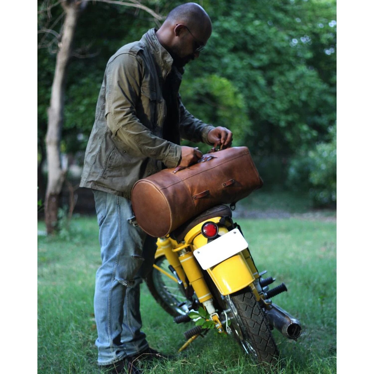 Trip Machine Military duffle bag - Vintage Tan