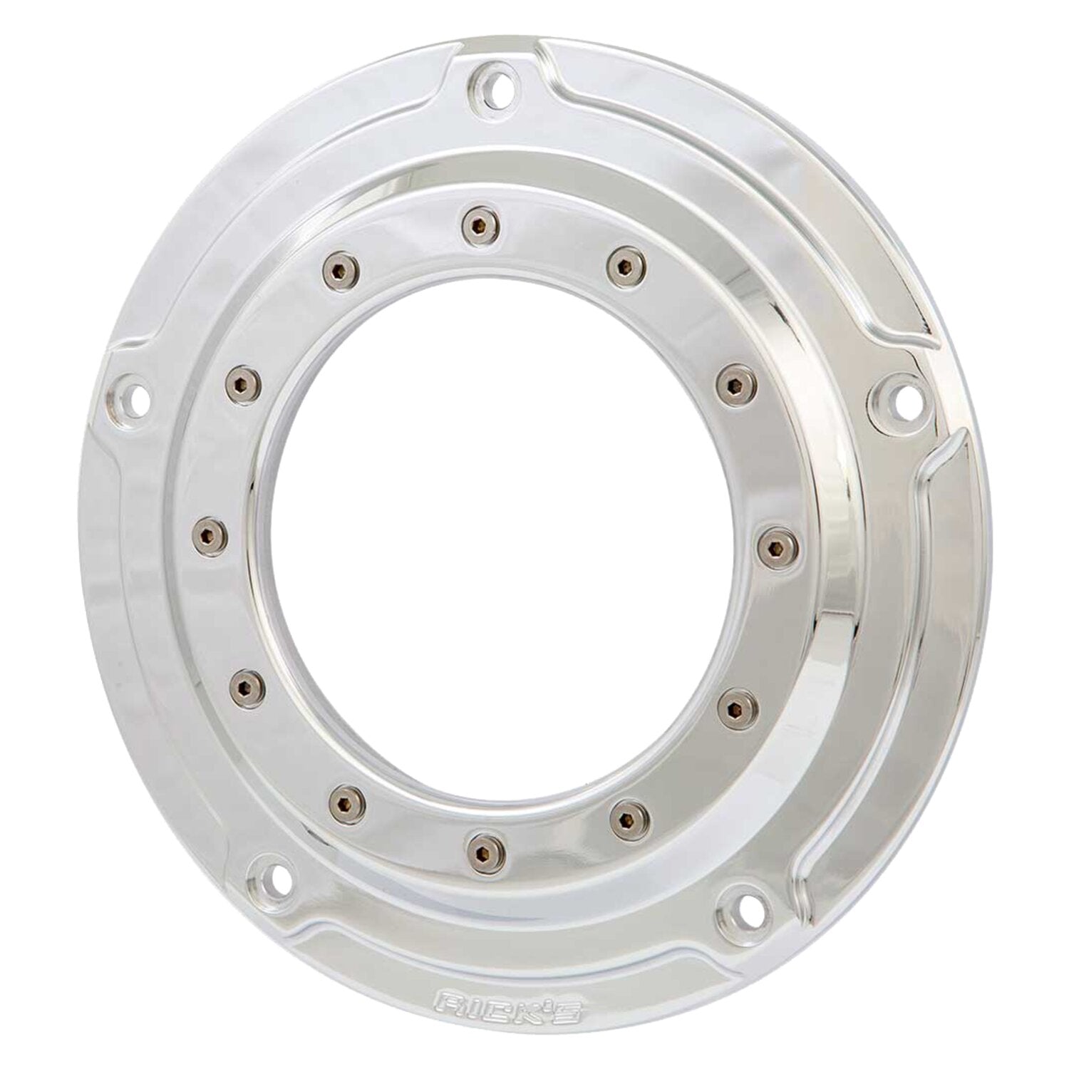 Rick's Motorcycles derby cover 'Porthole' - Polished