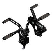 Rick's Motorcycles +2" Forw - control kit - AK 4.7 - Black