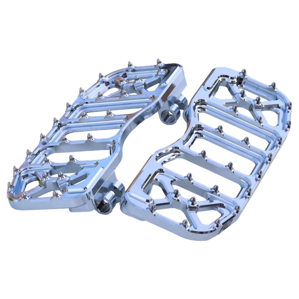 Flo Motorsports V5 Bagger floorboard set - Chrome