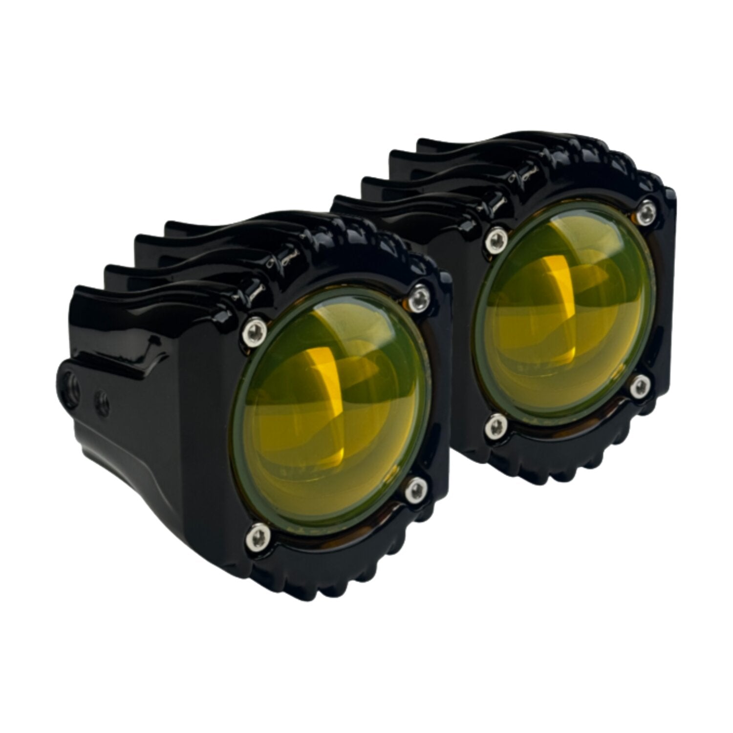 Custom Dynamics Shark Demon LED Fog Lights - Yellow