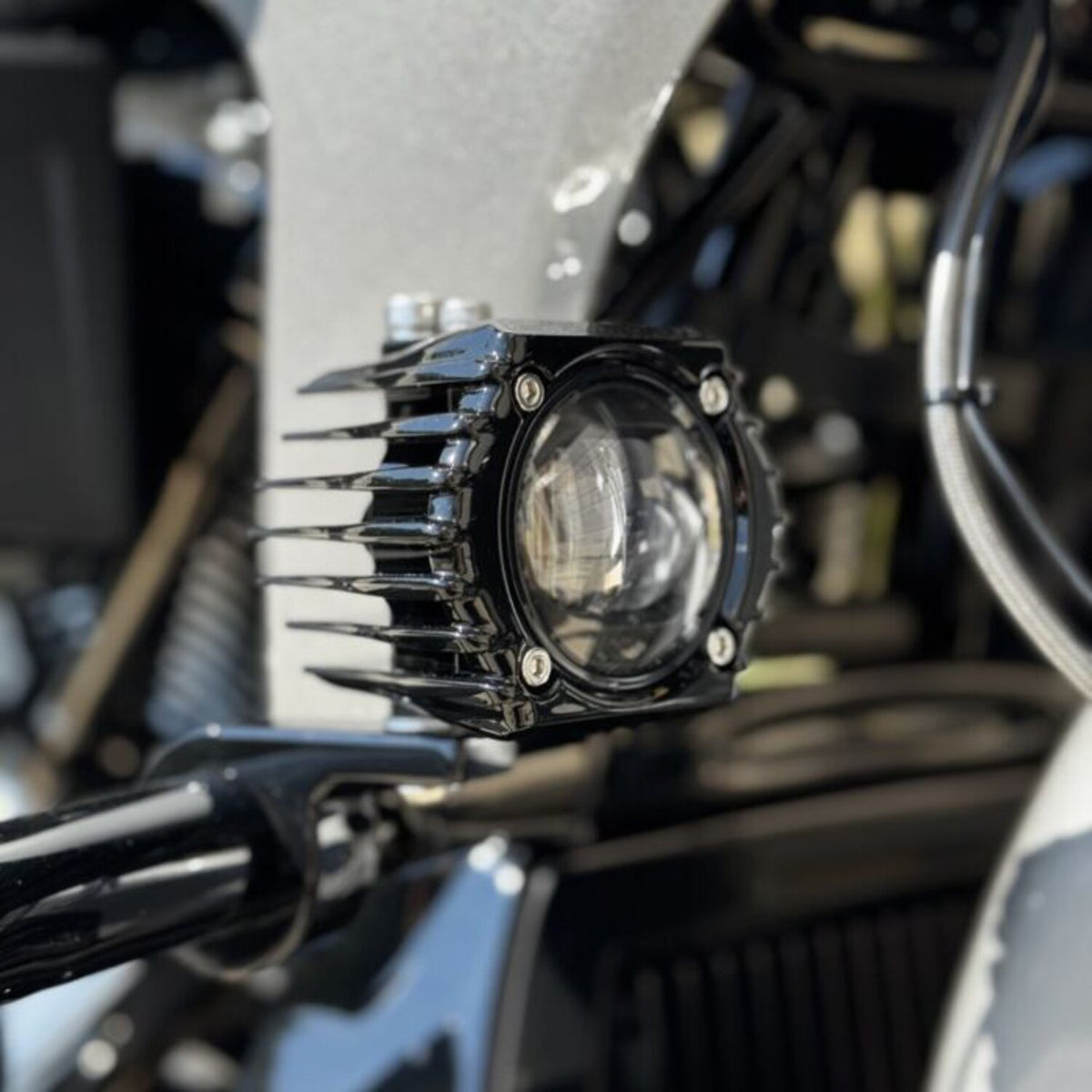 Custom Dynamics Shark Demon LED Fog Lights - White
