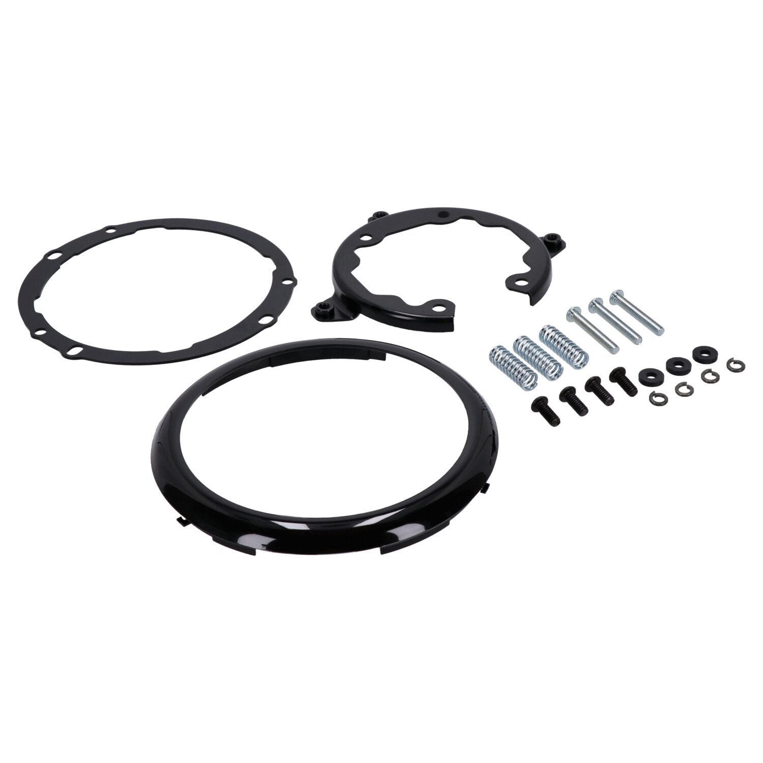 MCS Headlight Ring Trim Mounting Bracket - Black