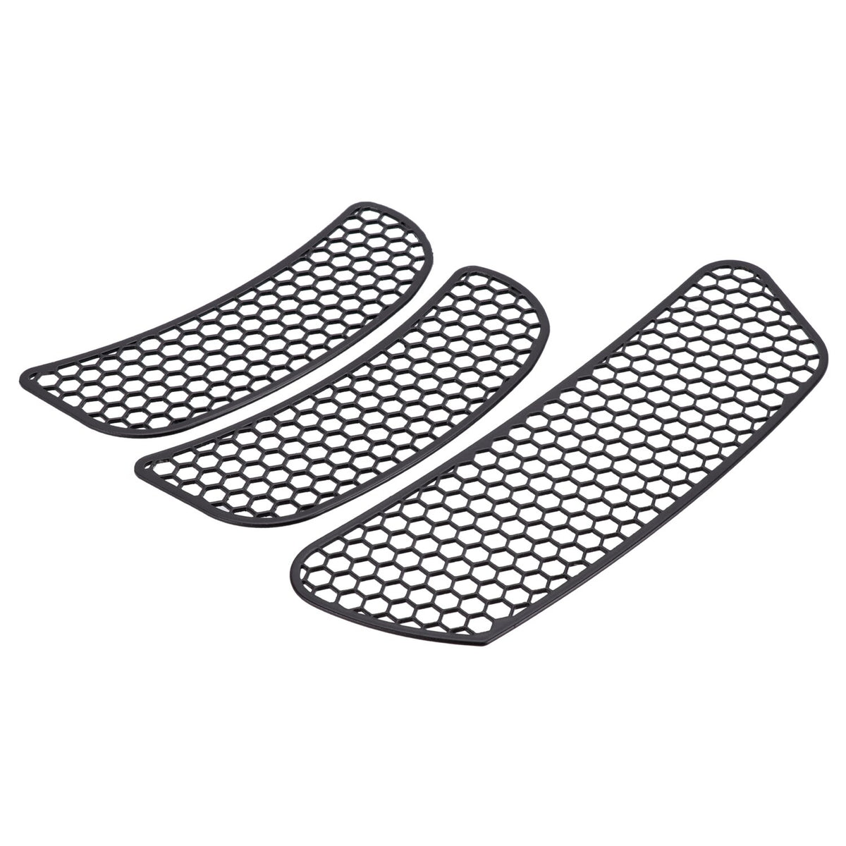 MCS Front Fairing Mesh vent Screen Grills - Black