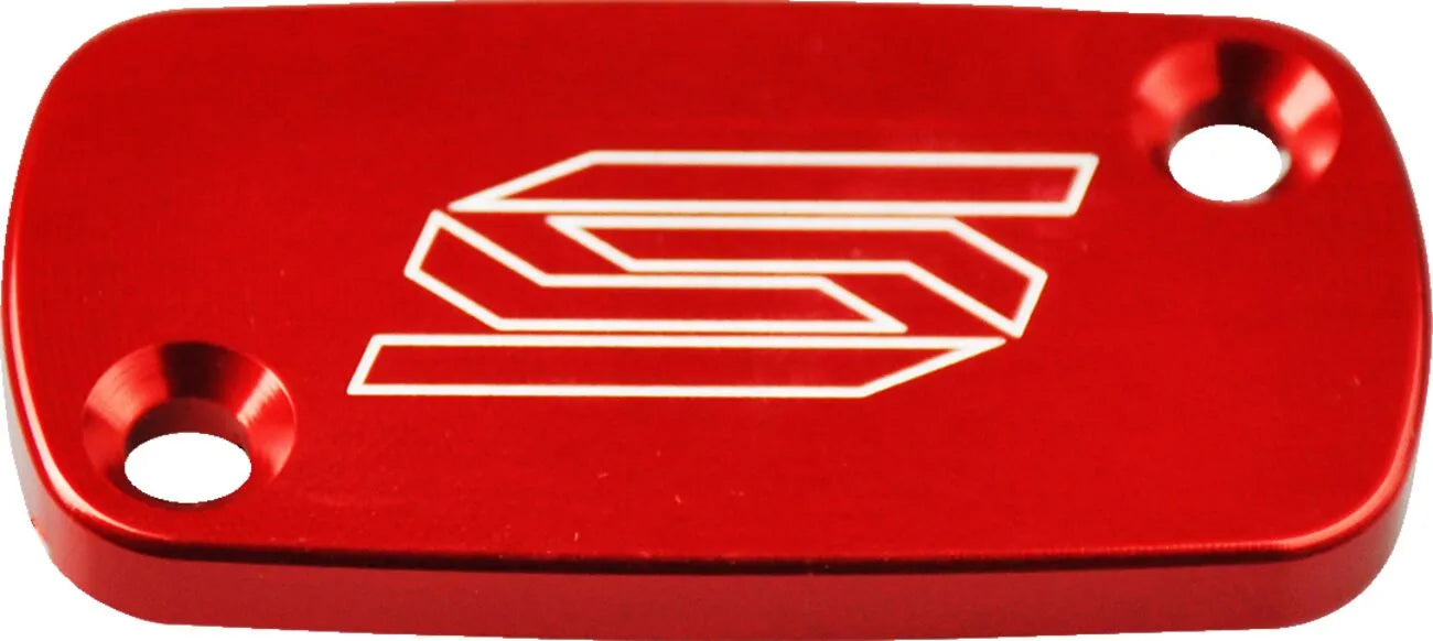 Scar Front Brake Reservoir Cover - Red Anodized
