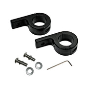 Custom Dynamics engine guard fog lamp clamp set - Black
