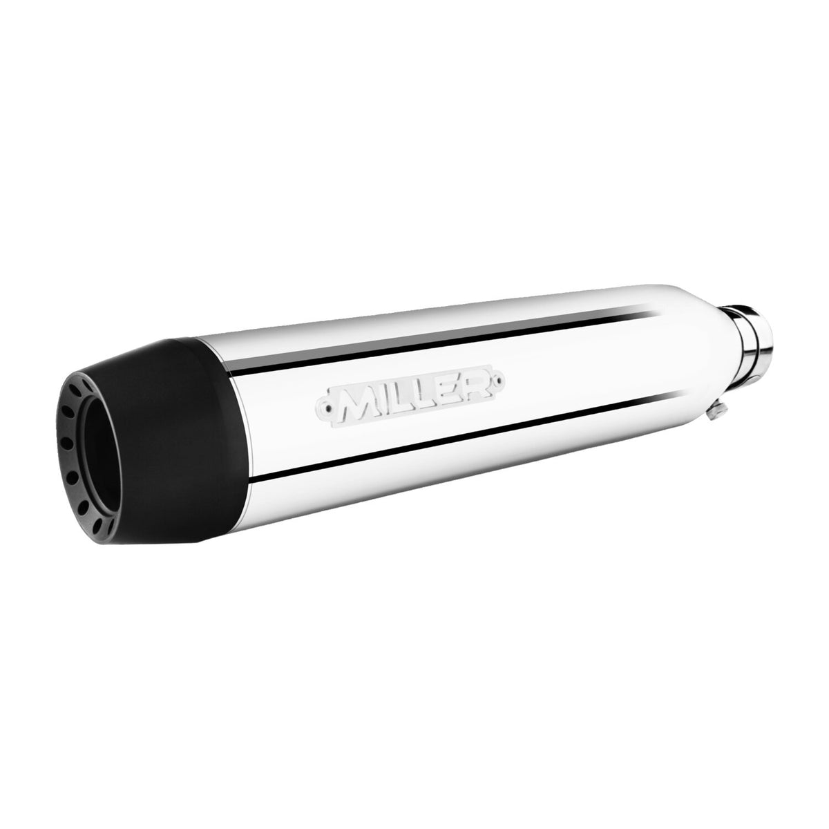 Miller Exhaust Miller Liberty Slip-On polished End cap Tapered black