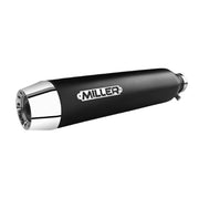 Miller Exhaust Miller Liberty Slip-On black End cap Tapered polished